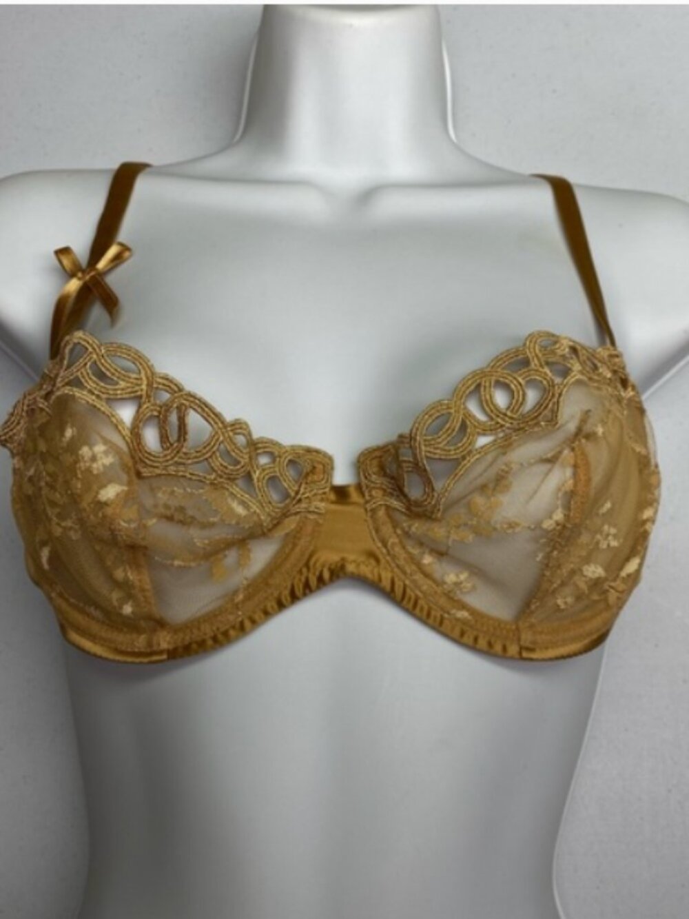 Simone Perele GOLD Unlined Underwire, 34B *P1005